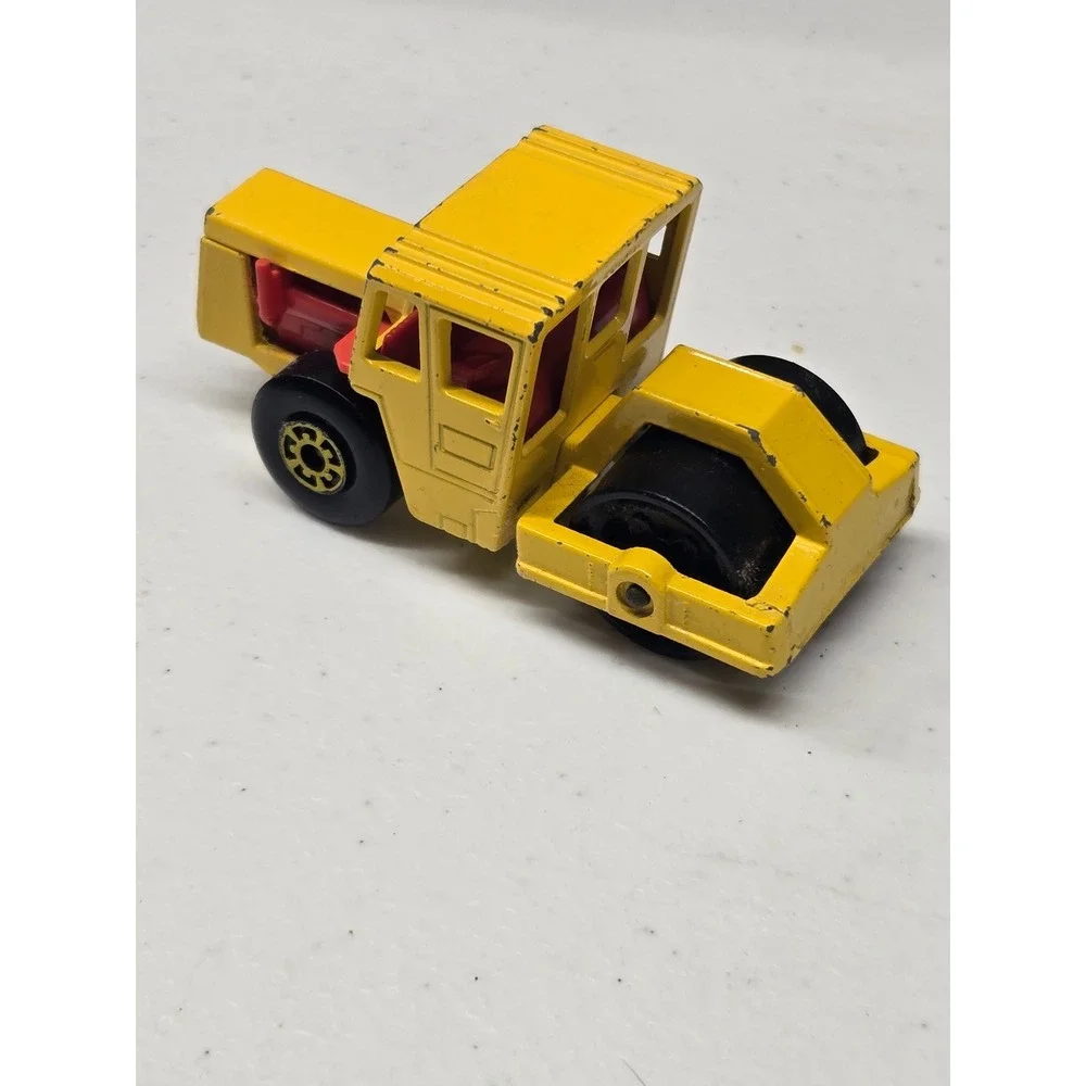 Matchbox Lesney No 72 Bomag Road‎ Roller 1978 Yellow Diecast Made in England